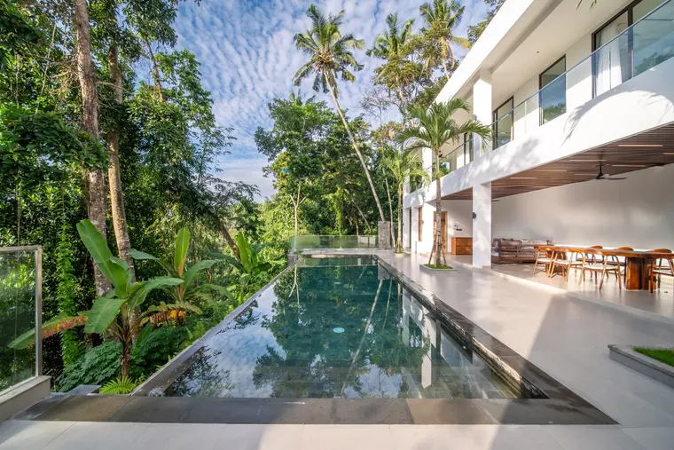 Vila Jungle Modern 4 Kamar Tidur dengan Infinity Pool di Ubud – Leasehold Dijual, foto 3