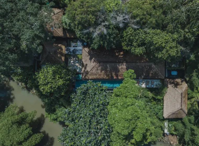 Vila Jungle 3 Kamar Tidur yang Memukau dengan Pemandangan Sungai dan Kolam Renang 18 m, foto 2