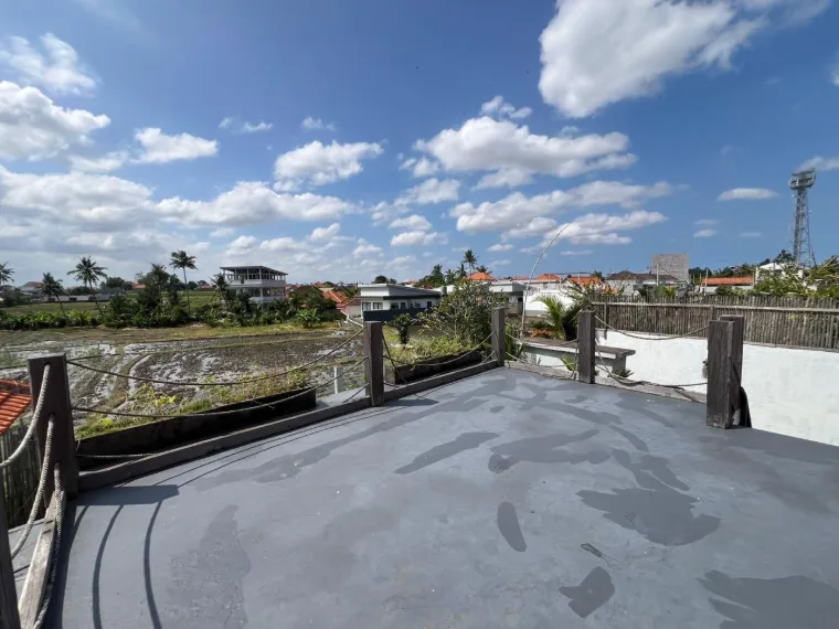 Villa amueblada de 2 dormitorios con piscina, terraza en la azotea y vistas a los arrozales en Cemagi, foto 16