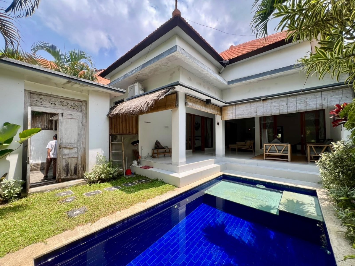 Vila Kolam Renang 3 Kamar Tidur Full Furnished di Canggu (Sempol), 8 Menit ke Echo Beach, foto 1