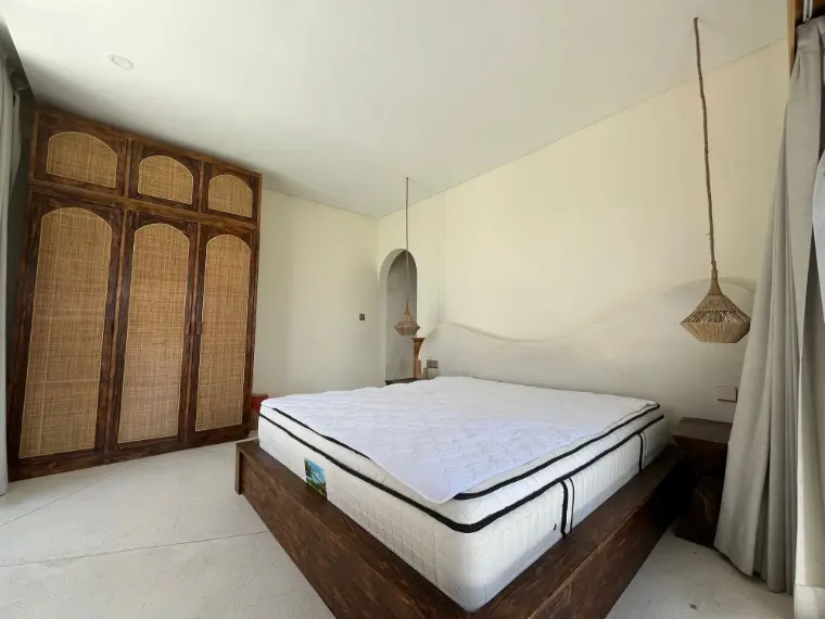 Vila Kolam Renang 2 Kamar Tidur Gaya Mediterania dengan Pemandangan Sawah di Seseh, foto 9
