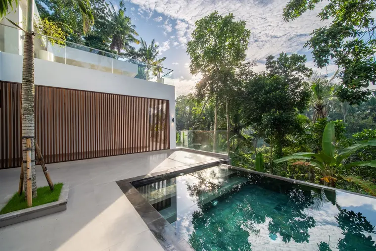 Vila Jungle Modern 4 Kamar Tidur dengan Infinity Pool di Ubud – Leasehold Dijual, foto 5