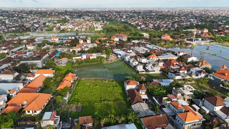 Terrain de 20 Are avec vue sur les rizières à Buduk / North Padonan, Canggu, photo 2