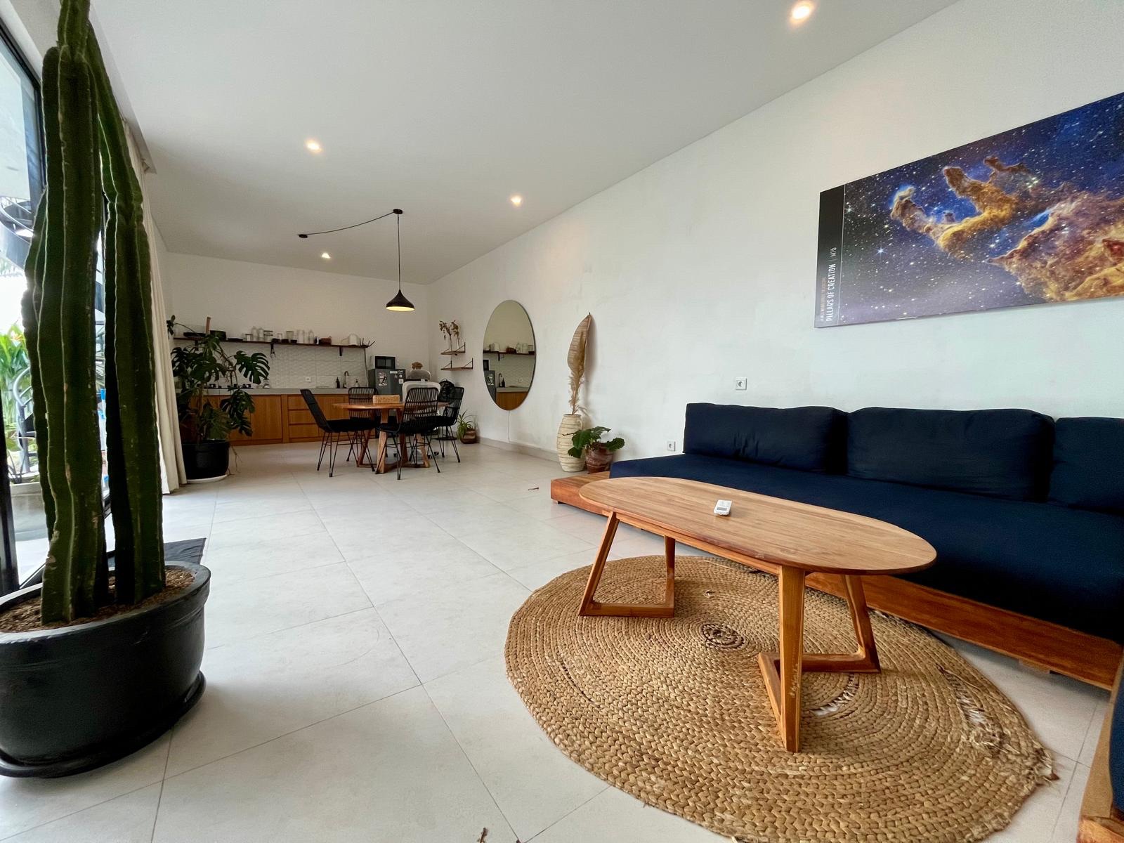 Villa amueblada de 2 dormitorios en Seseh con azotea con vistas al océano, a 500 m de la playa, Seseh (6)